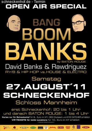 Bang Boom Banks Open Air Werbeplakat