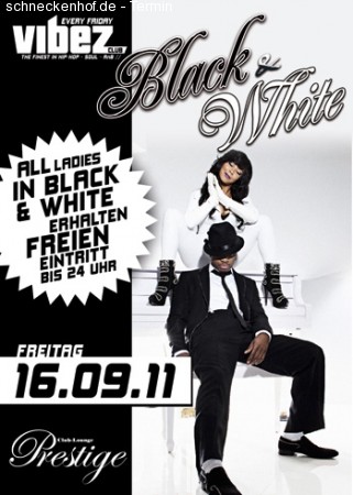 Black & White Werbeplakat