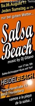 Salsa Beach Werbeplakat
