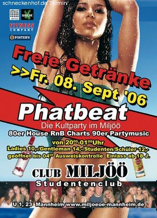 Phatbeat Party Werbeplakat