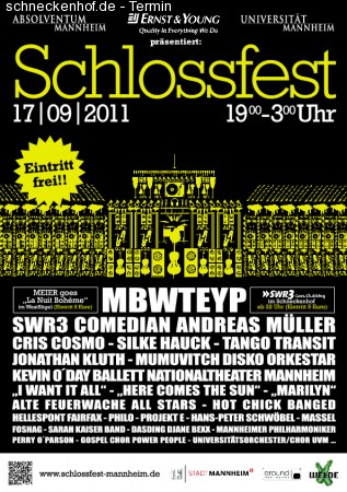 Schlossfest 2011 Werbeplakat