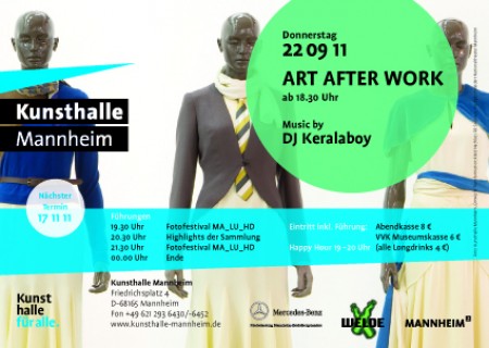 Art AfterWork - Clubbing&Kunst Werbeplakat