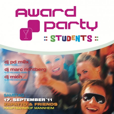Award Party::Students:: Werbeplakat
