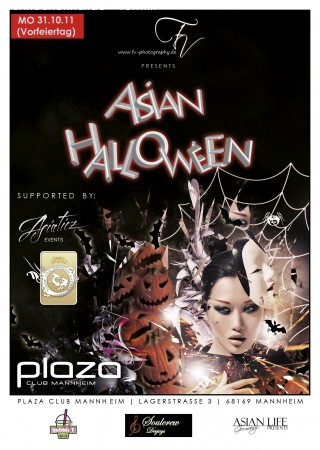 Asian Halloween Werbeplakat