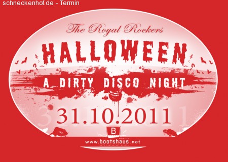 Dirty Disco-Night Halloween Werbeplakat
