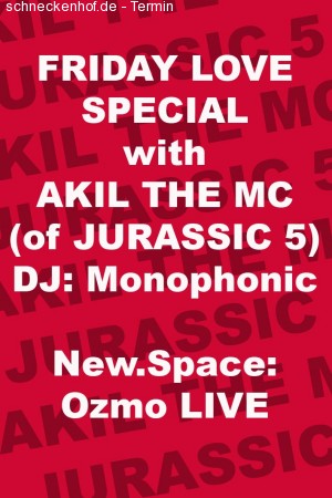 Akil The MC (Jurassic 5) Live Werbeplakat