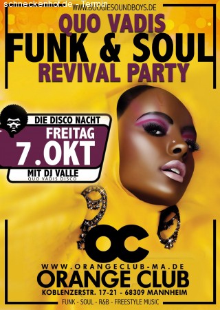 Funk & Soul Revival Party Werbeplakat