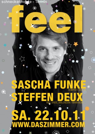 Feel feat. Sascha Funke Werbeplakat