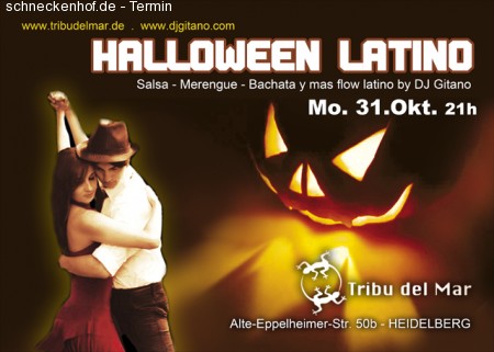 Halloween Latino Werbeplakat