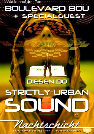 Strictly Urban Sound Jubiläum Werbeplakat