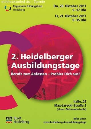 Heidelberger Ausbildungstage Werbeplakat
