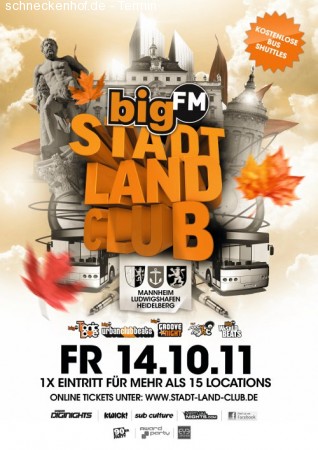 bigFM Stadt, Land, Club Werbeplakat