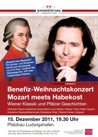 Mozart meets Habekost Werbeplakat