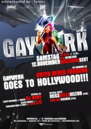 .:Gaywerk Goes To Hollywood :. Werbeplakat