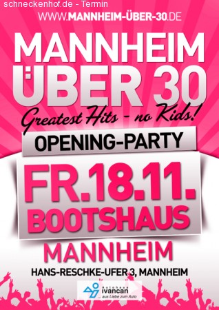 Mannheim über 30 Werbeplakat
