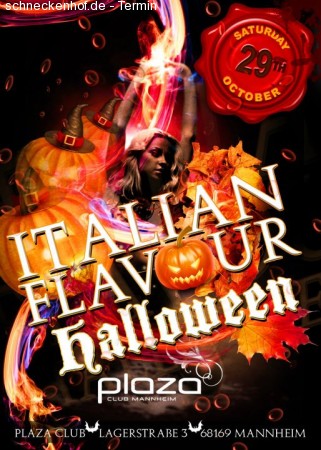 Italian Flavour Halloween Werbeplakat