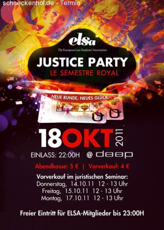 ELSA Justice Werbeplakat