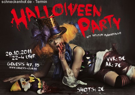 HdBA Halloween Party Werbeplakat