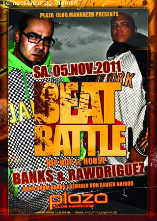 Beat Battle - Banks&Rawdriguez Werbeplakat