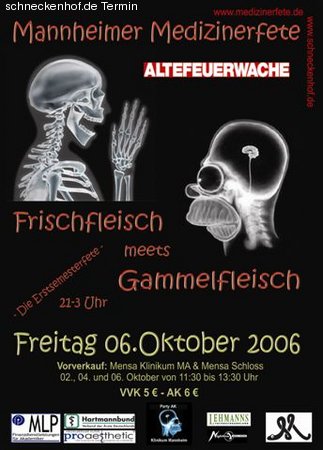 Mediziner-Fete Werbeplakat