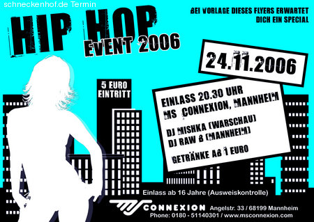 Hip-Hop Event 06 Werbeplakat