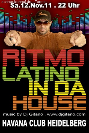Ritmo Latino In Da House Werbeplakat