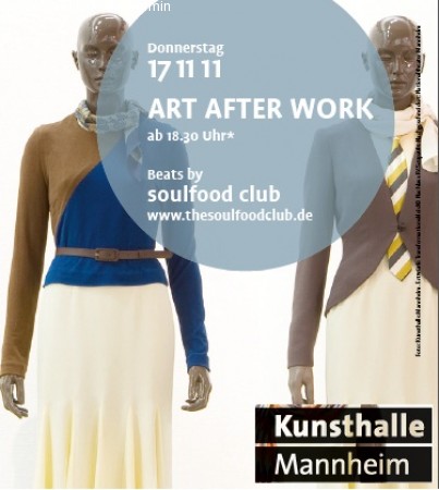Clubbing und Kunst, After Work Werbeplakat