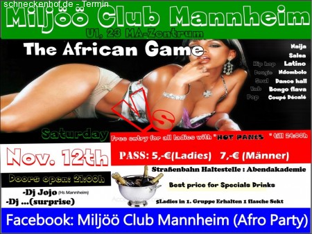 African Game Werbeplakat