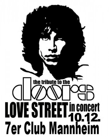 Love Street - Doors Cover Band Werbeplakat