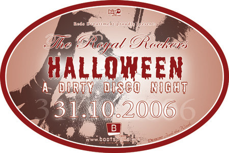 A Dirty Disco Halloween Werbeplakat