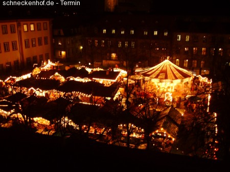 Weihnachtsmarkt Heidelberg Werbeplakat