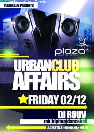 Urban Club Affairs - Plaza Werbeplakat