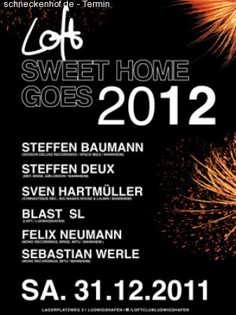 Loft sweet home goes 2012 Werbeplakat