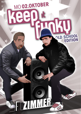 Keep it funky Werbeplakat