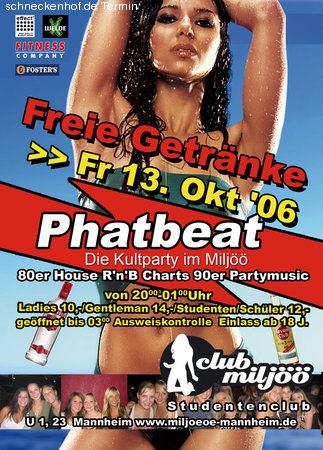 Phatbeat Party Werbeplakat