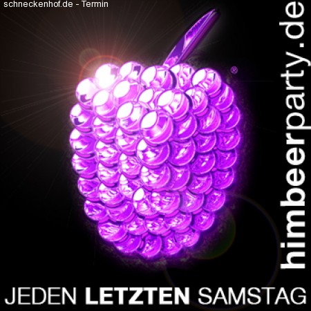 Himbeerparty Werbeplakat