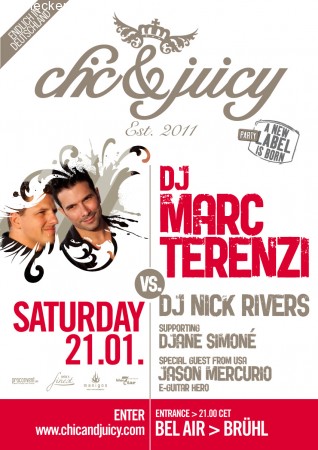 Chic & Juicy feat Marc Terenzi Werbeplakat