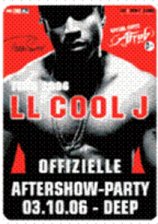 LL Cool J - Aftershow Party Werbeplakat