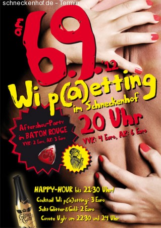 Wi p(a)etting - die WiPäd-Fete Werbeplakat
