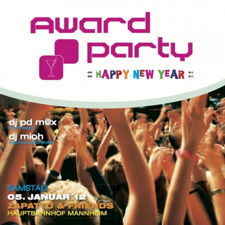 Award Party::Happy New Year:: Werbeplakat