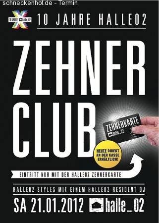 Zehner Club Werbeplakat