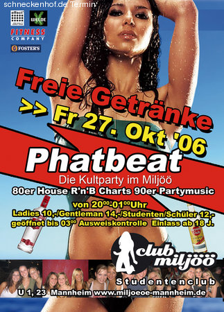 Phatbeat Party Werbeplakat