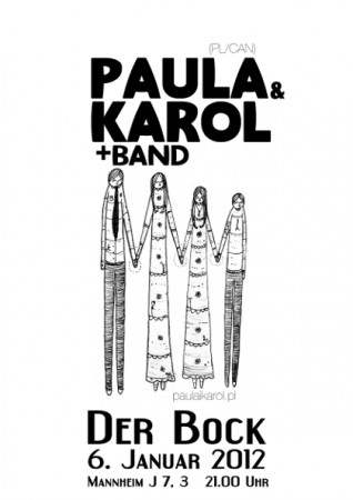 Paula & Karol + Band Werbeplakat