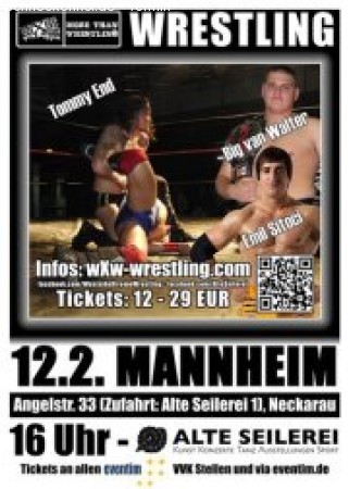 wXw Live in Mannheim-Wrestling Werbeplakat