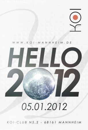 Hello 2012 Werbeplakat