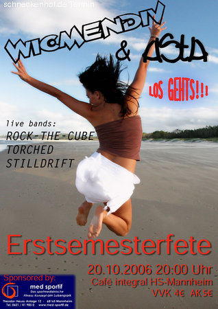 Wicmendiv Erstsemesterfete Werbeplakat