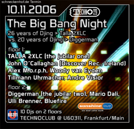 The Big Bang Night Werbeplakat