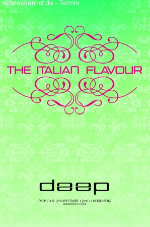 The Italien Flavor Werbeplakat