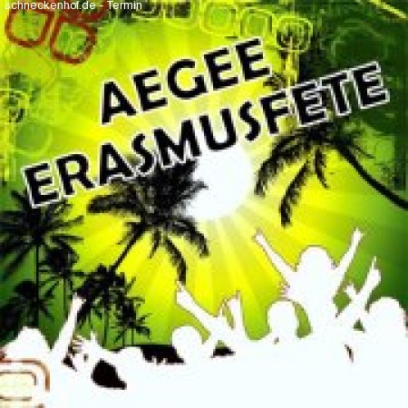 Erasmusparty Werbeplakat