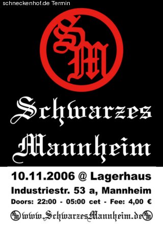 SchwarzesMannheim Werbeplakat